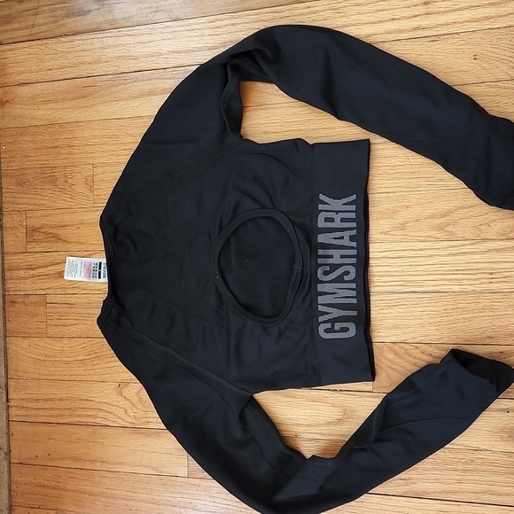 Gymshark Tops - Gymshark Flex Long Sleeve Crop Top